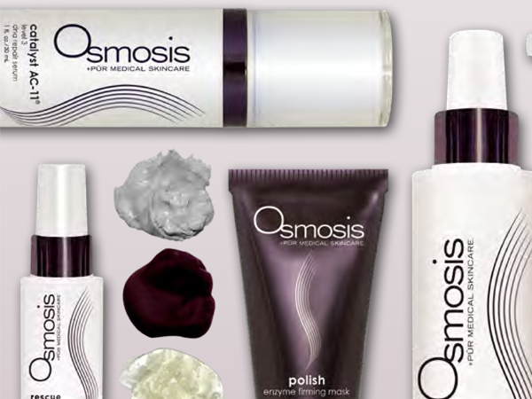 Osmosis Skincare’s natural corrective home care regimen 